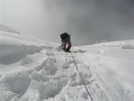 Katja op 6030 m