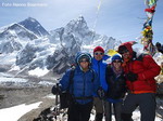Op de Kala Patar (5545 meter)! Mount Everest en de Nuptse op de achtergrond.